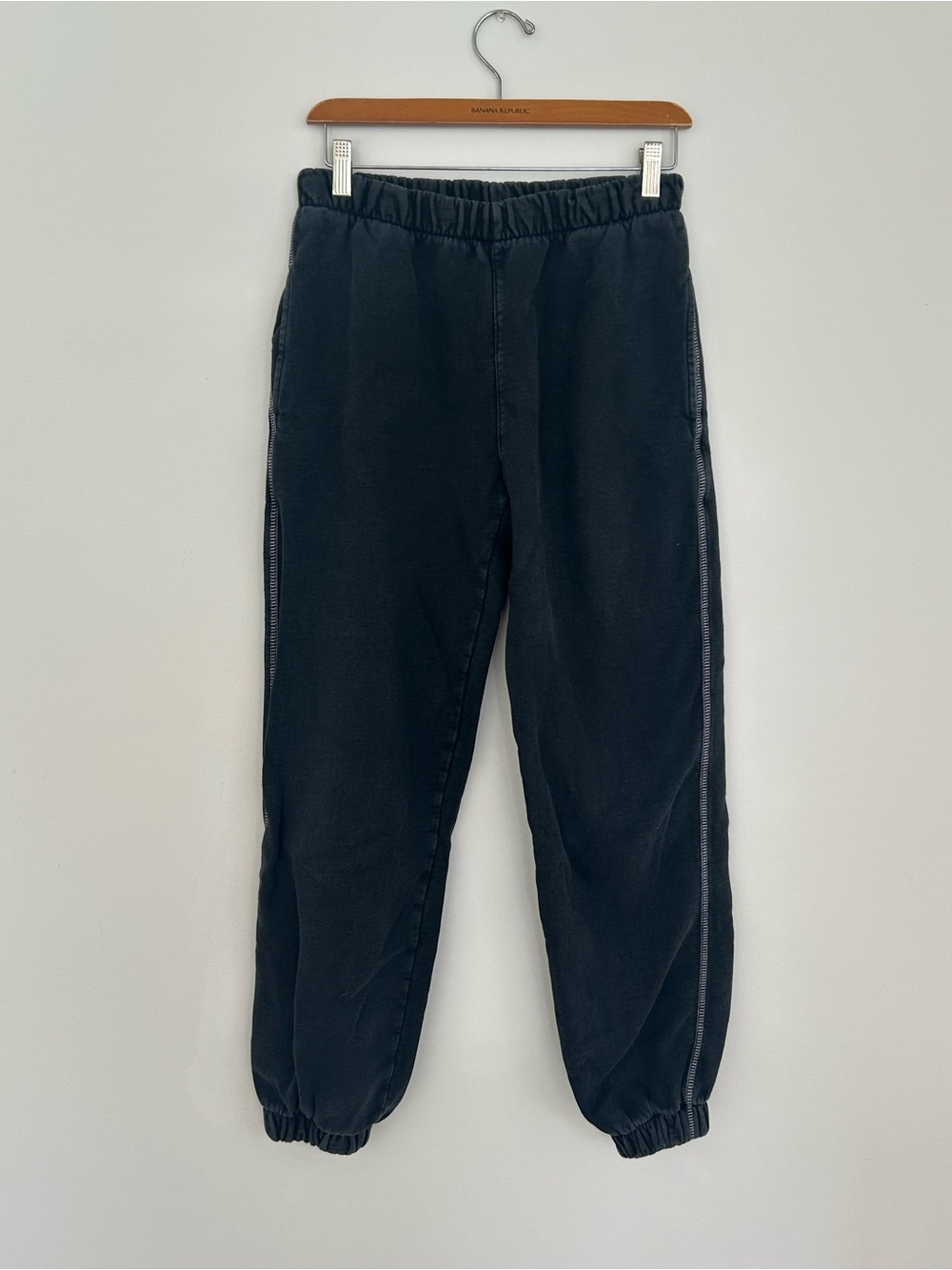 John Galt Distressed Jogger Pants Sweatpants OS